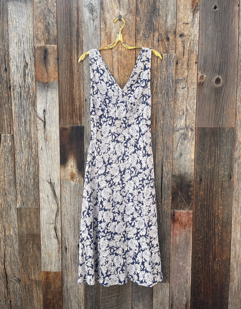 Margaret O'Leary Margaret O'Leary Darya Double V-Neck Dress Rose Garden