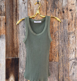 Project Social T Project Social T Cooper Sweater Rib Tank Rosemary