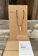 Tierra Tierra I Speak My Truth Stake Necklace Beige