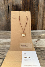 Tierra Tierra I Am Whole Disk Necklace White