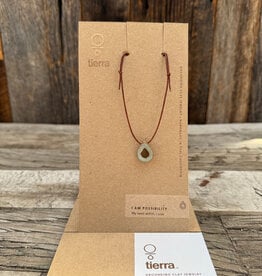 Tierra Tierra I Am Possibility Pendant Necklace Green
