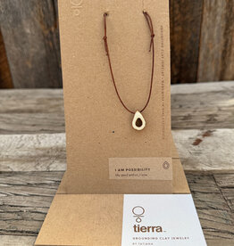 Tierra Tierra I Am Possibility Pendant Necklace White
