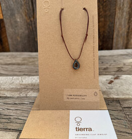 Tierra Tierra I Am Possibility Pendant Necklace Blue
