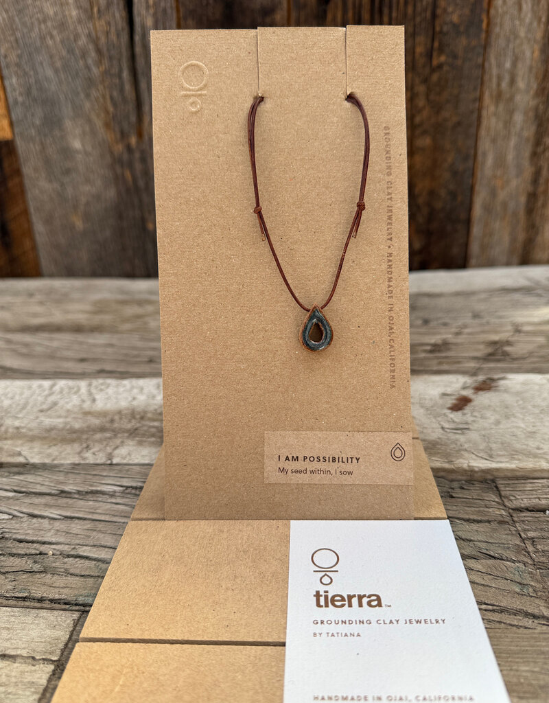 Tierra Tierra I Am Possibility Pendant Necklace Blue