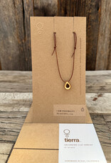 Tierra Tierra I Am Possibility Pendant Necklace Beige