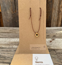 Tierra Tierra I Am Possibility Pendant Necklace Beige