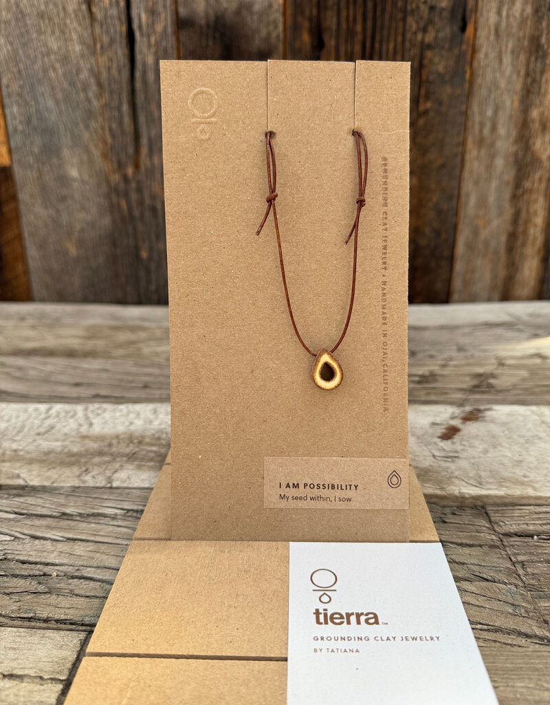 Tierra Tierra I Am Possibility Pendant Necklace Beige