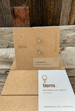 Tierra Tierra I Am Whole Stud Earring Green