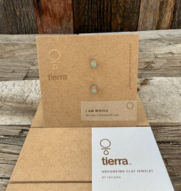 Tierra Tierra I Am Whole Stud Earring Green