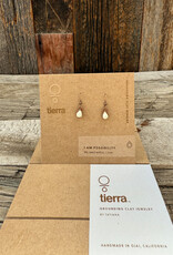 Tierra Tierra I Am Possibility Dangle Earring White