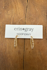 Erin Gray Erin Gray 18MM Beaded Hoop Earring GF