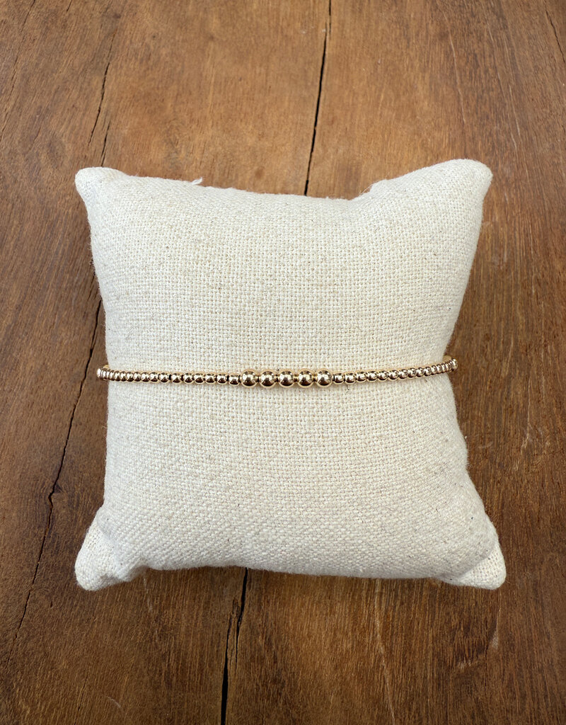 Erin Gray Erin Gray Hamptons 14K GF 2mm3 Beaded Bracelet