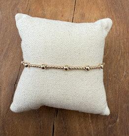 Erin Gray Erin Gray Malibu 14K GF SS Mix Beaded Bracelet
