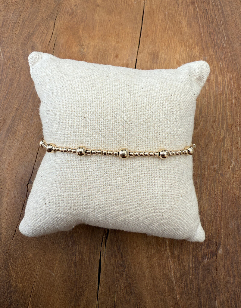 Erin Gray Erin Gray Malibu 14K GF SS Mix Beaded Bracelet