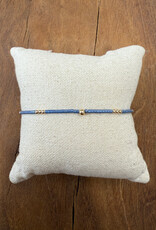 Erin Gray Erin Gray Newport 2mm Steel Blue GF Bracelet