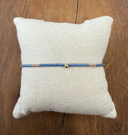 Erin Gray Erin Gray Newport 2mm Steel Blue GF Bracelet