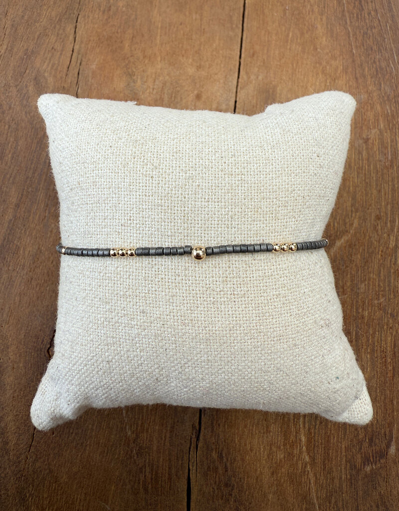 Erin Gray Erin Gray Newport 2mm Graphite GF Bracelet