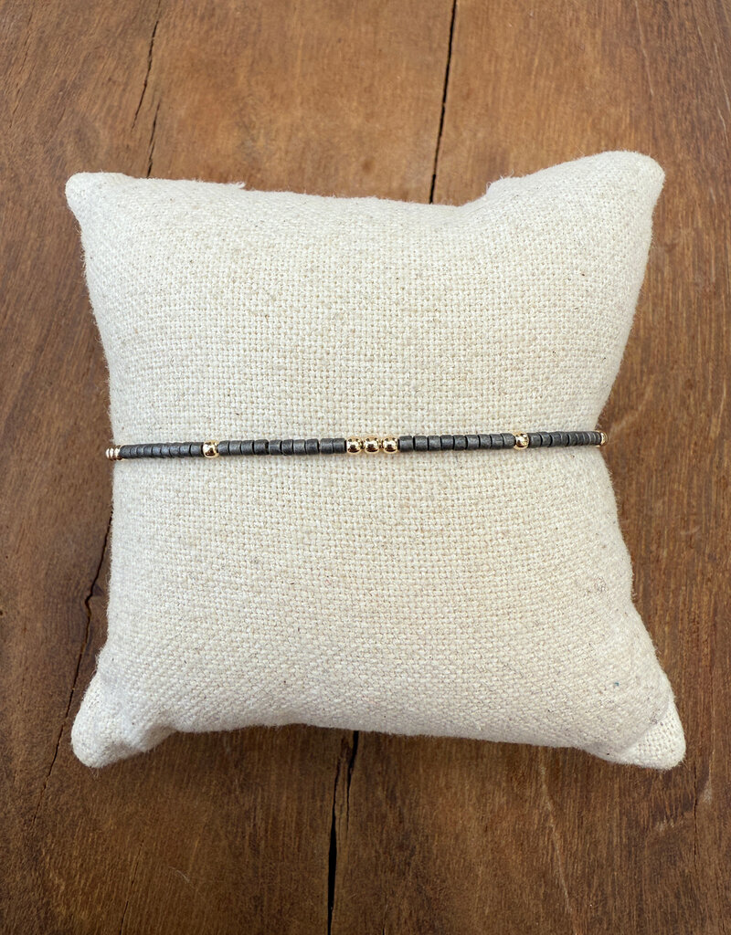 Erin Gray Erin Gray Newport 2mm Graphite GF Bracelet