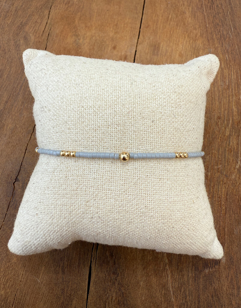 Erin Gray Erin Gray Newport 2mm Cloud Gray GF Bracelet