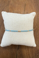 Erin Gray Erin Gray Newport 2mm Pale Turquoise GF Bracelet
