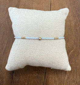 Erin Gray Erin Gray Newport 2mm Blue Gray GF Bracelet