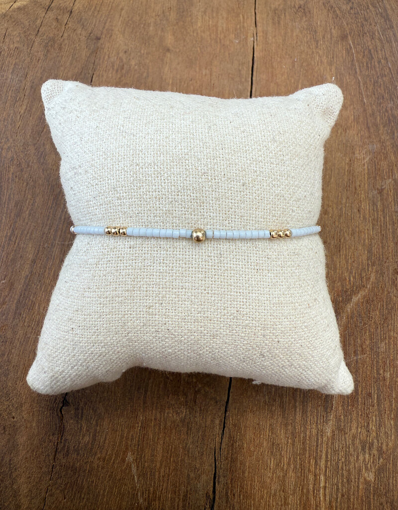 Erin Gray Erin Gray Newport 2mm Blue Gray GF Bracelet