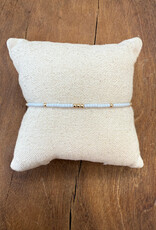 Erin Gray Erin Gray Newport 2mm Blue Gray GF Bracelet