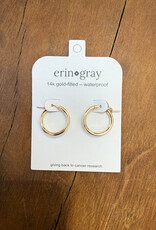 Erin Gray Erin Gray Laguna 18mm 14K GF Hoop Earrings
