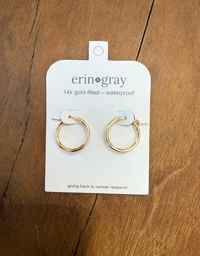 Erin Gray Erin Gray Laguna 18mm 14K GF Hoop Earrings