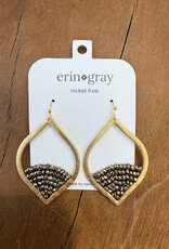Erin Gray Erin Gray Stargaze Pyrite & Wrapped Beads Earrings