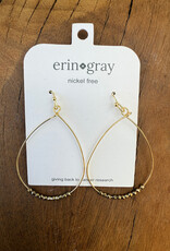 Erin Gray Erin Gray Aster Beaded Earring Pewter