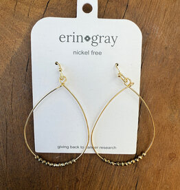 Erin Gray Erin Gray Aster Beaded Earring Pewter