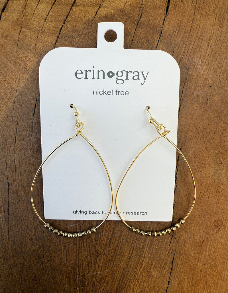 Erin Gray Erin Gray Aster Beaded Earring Pewter