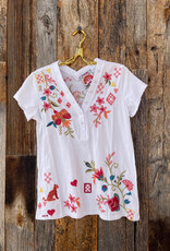 Johnny Was Johnny Was Button Neck Tee Georgia