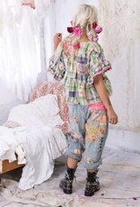 Magnolia Pearl Magnolia Pearl Dear Liza Eyelet Blouse Top 1521 Madras Green