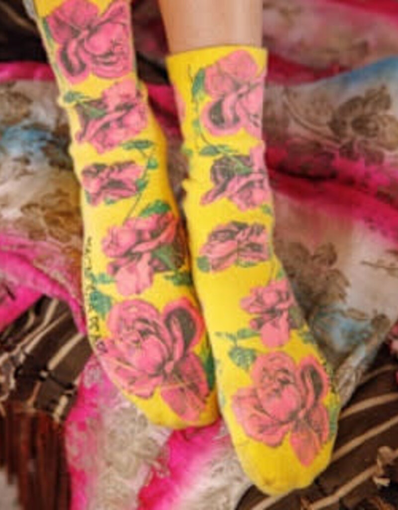 Magnolia Pearl Magnolia Pearl Floral MP Socks 141 Morning Rose