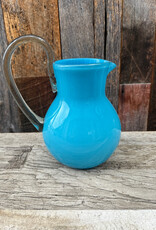 verve culture Verve Culture Handblown Glass Pitcher - Aqua