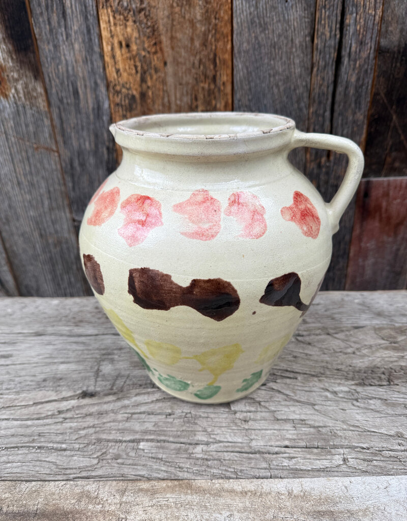 Blue Ocean Traders Cottage Crafted Jug Tall Majolica