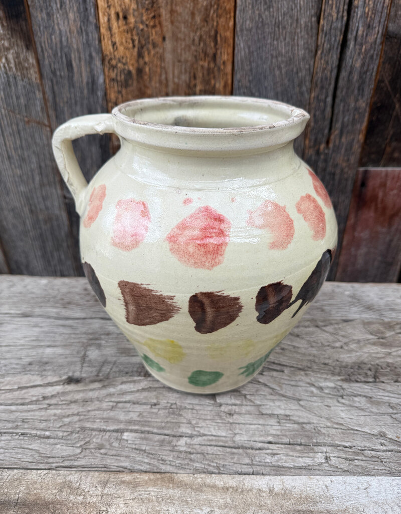 Blue Ocean Traders Cottage Crafted Jug Tall Majolica