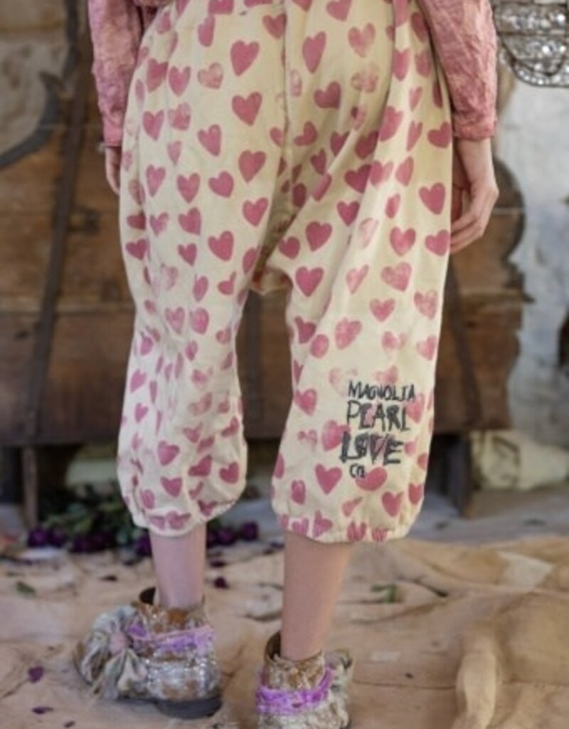Magnolia Pearl Magnolia Pearl Printed Cali Sweat Shorts 100 Ever Hearts