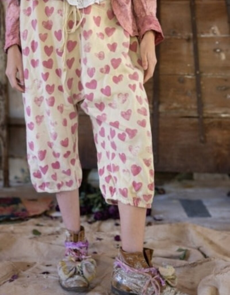 Magnolia Pearl Magnolia Pearl Printed Cali Sweat Shorts 100 Ever Hearts