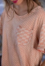 Magnolia Pearl Magnolia Pearl Piecewise Pocket T Top 2405 Tabby*