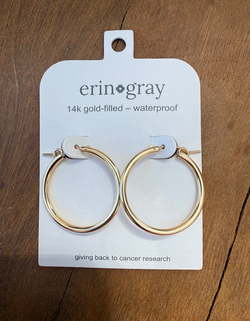 Erin Gray Erin Gray Carmel GF 27mm Hoop Earring