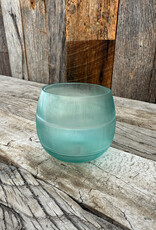 Homart Adri Cut Glass Votive Turquoise