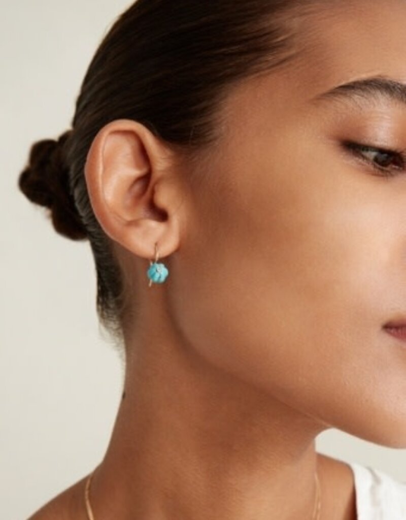 Chan Luu Chan Luu Turquoise Flower EGF14-5707LQ