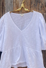 Dylan Dylan Gemma Blouse White