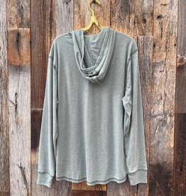 True Grit True Grit Bowery Burnouts S/S Slit Hoodie Green