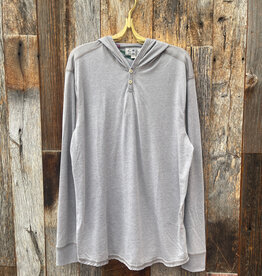 True Grit True Grit Bowery Burnouts S/S Slit Hoodie Coal