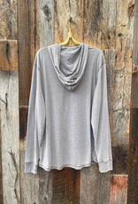 True Grit True Grit Bowery Burnouts S/S Slit Hoodie Coal