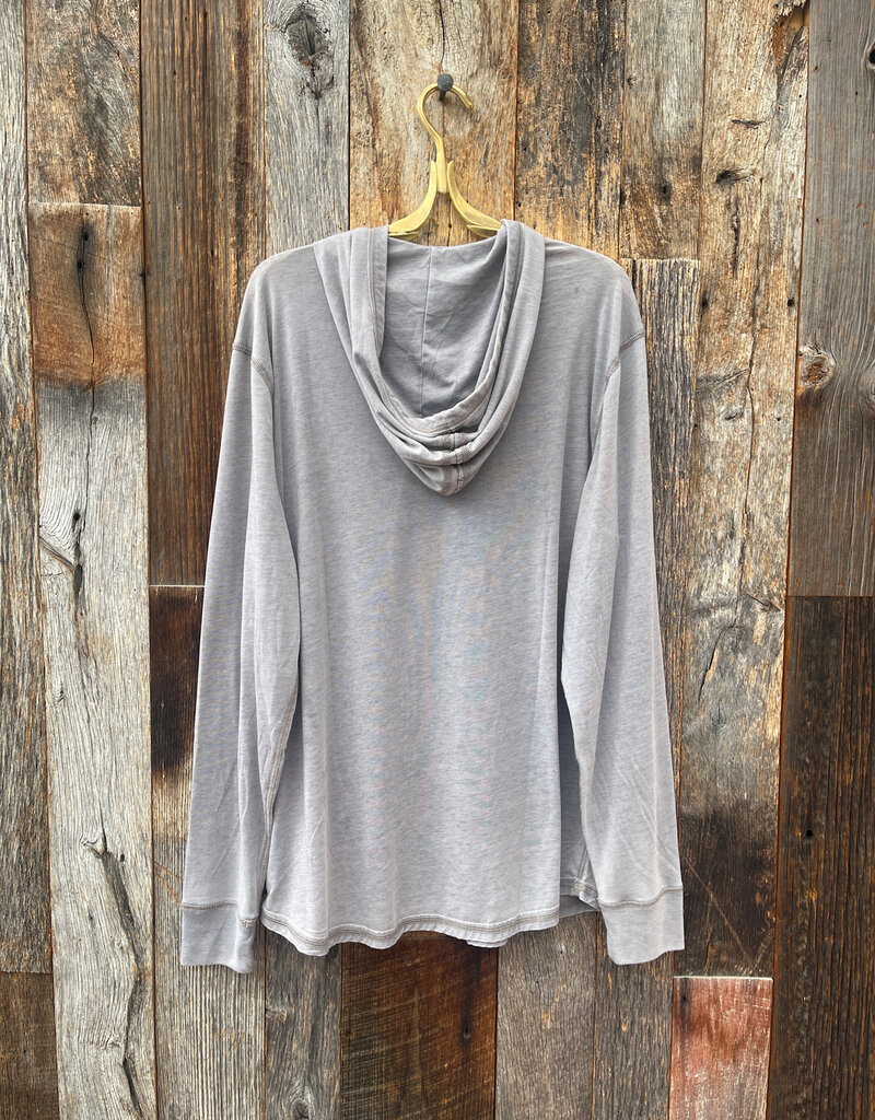 True Grit True Grit Bowery Burnouts S/S Slit Hoodie Coal